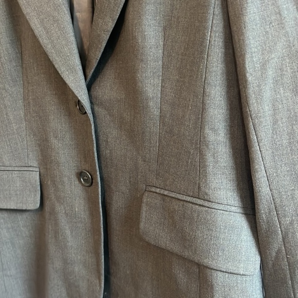 Theory Gray Blazer Jacket - Picture 3 of 8